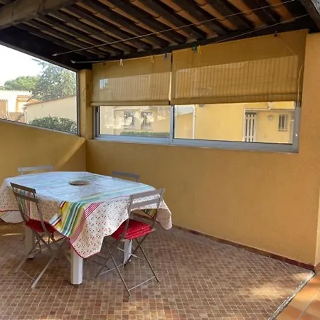 Charmante T3, Jardin Prive, Proche Plage, Cap D'agde - Fr-1-607-224 آجد