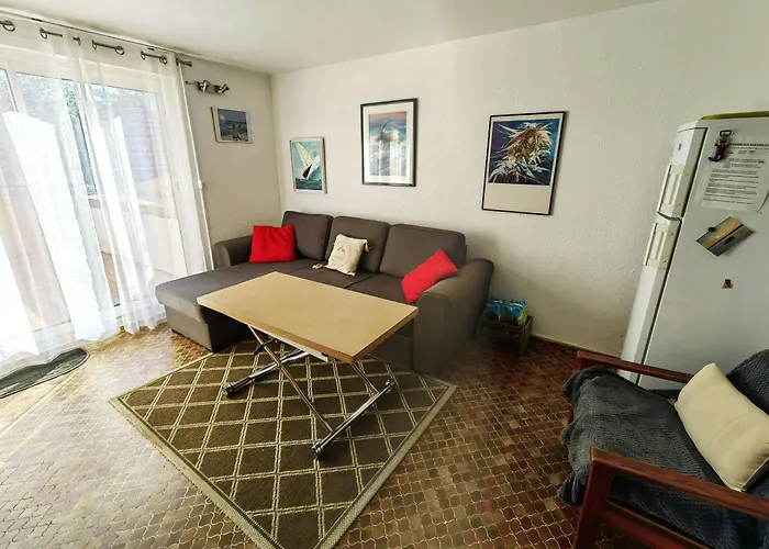 Apartament Charmante T3, Jardin Prive, Proche Plage, Cap D'agde - Fr-1-607-224 Agde